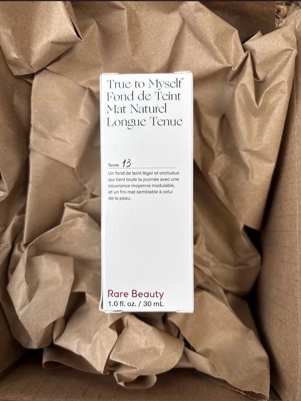 New Rare Beauty True to Myself Natural Matte Longwear Foundation